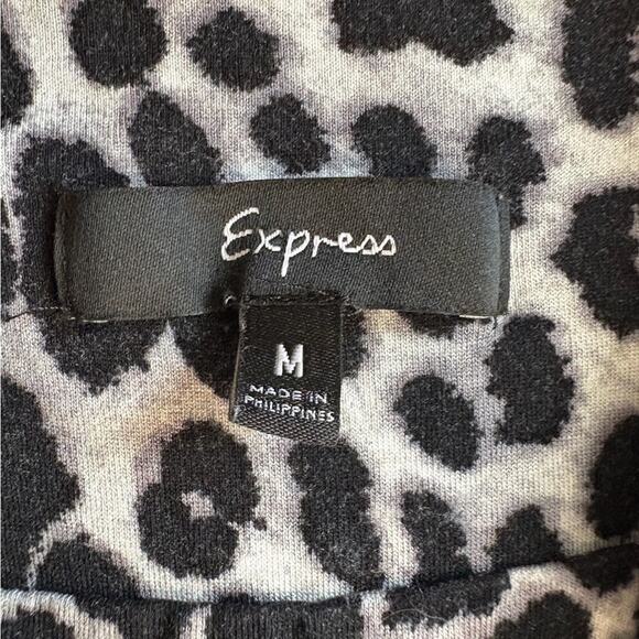 Y2K express Leopard Print Spaghetti Strap mini dress size M - Picture 5 of 6